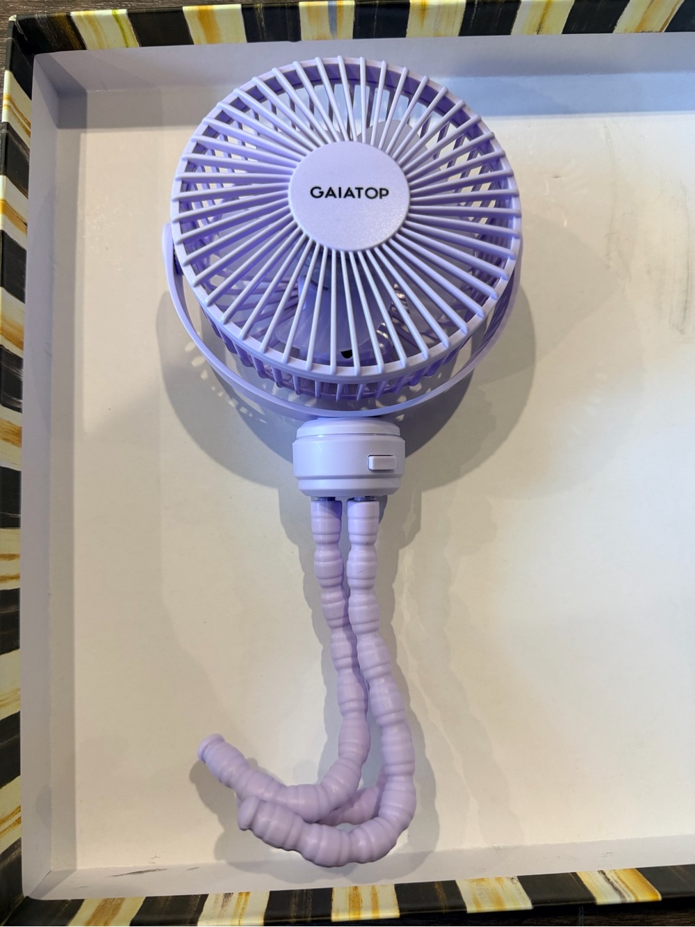 Portable Clip-On Lavender Mini Fan